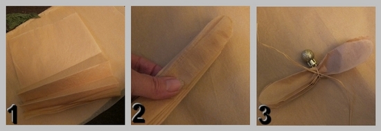 Créer rose papier soie