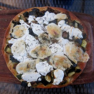 Pizza Courgettes 3 Fromages
